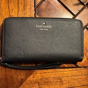 Kate Spade Black Phone Case Wallet